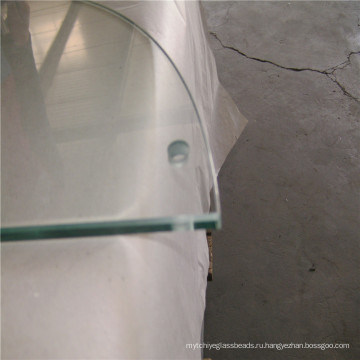 Круглое защитное окрашенное / прозрачное закаленное стекло для журнального столика